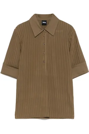 HUGO BOSS Geripptes Poloshirt