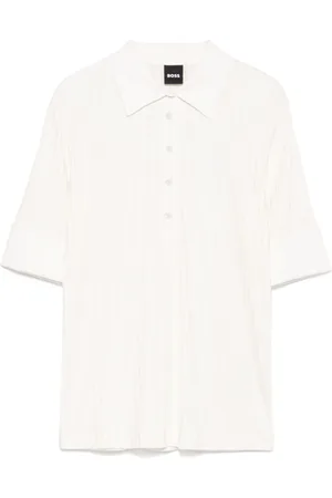 HUGO BOSS Geripptes Poloshirt