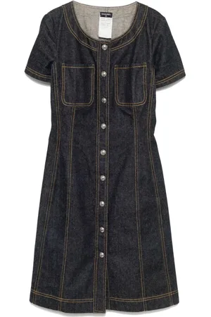 CHANEL 1997 Kleid mit CC-Knöpfen