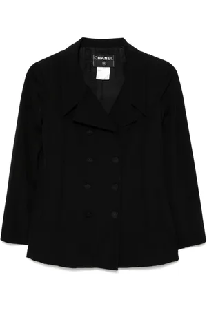 CHANEL 2001 doppelreihige Jacke