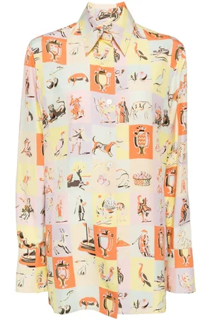 Hermès 1990-2000s T-Shirt mit grafischem Print