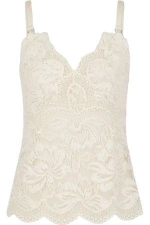 Paco rabanne Trägershirt aus Spitze