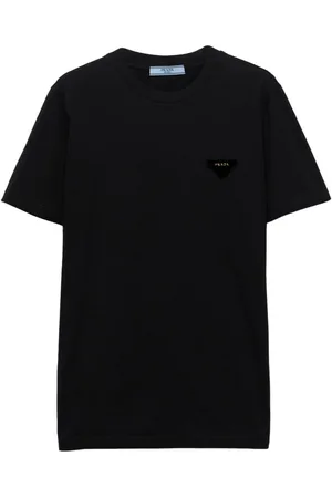 Prada T-Shirt mit Triangel-Logo