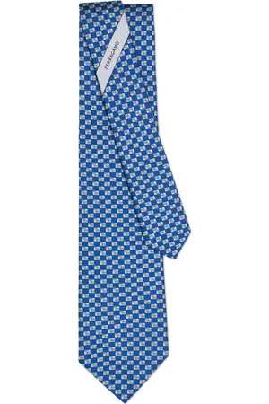 Salvatore Ferragamo Krawatte mit Zoom-Print