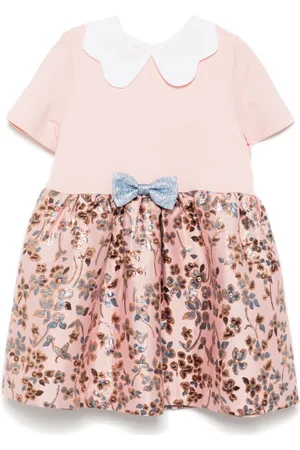 HUCKLEBONES LONDON Jerseykleid mit gewelltem Kragen