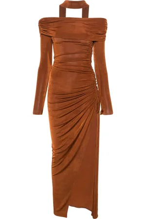 Atu Body Couture Schulterfreies Maxikleid