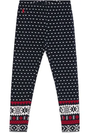 Ralph Lauren Fair-Isle-Leggings aus Stretch-Jersey