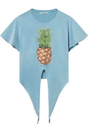 Stella McCartney T-Shirt mit Ananas-Print