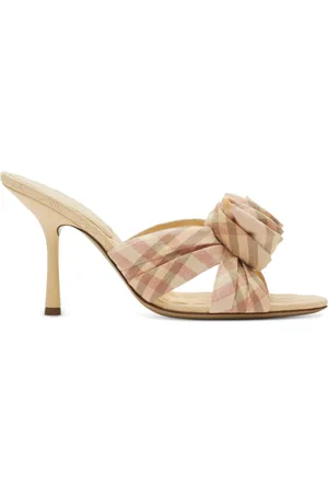 Burberry Mews Rose Mules 90mm