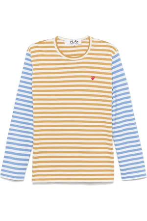 Comme des Garçons Gestreiftes Langarmshirt