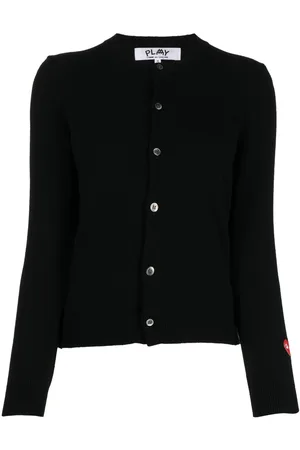 Comme des Garçons X The Artist Invader Cardigan mit Pixel-Applikation