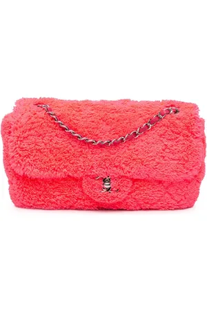 CHANEL 2019 mittelgroße Coco Beach Flap Schultertasche aus gestepptem Frottee