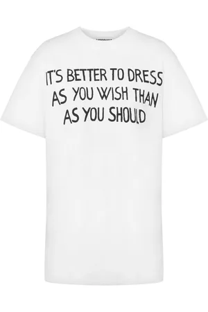 Moschino T-Shirt mit Slogan-Print