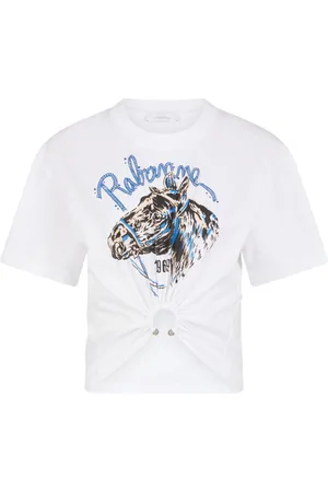 Paco rabanne T-Shirt mit Logo-Print