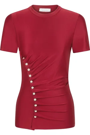 Paco rabanne Drapiertes T-Shirt