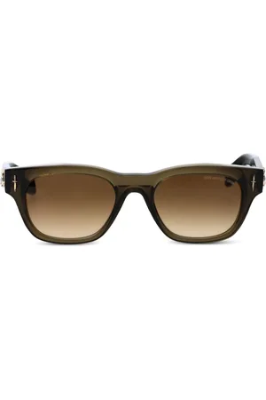 CUTLER & GROSS Sonnenbrille mit eckigem Gestell