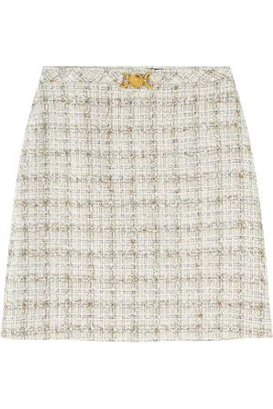 VERSACE Tweed-Rock in A-Linie