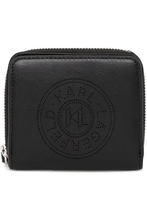 Karl Lagerfeld K/Circle Portemonnaie aus Leder