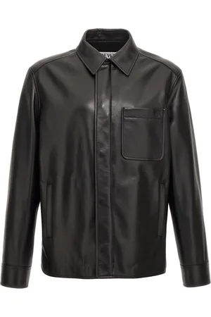 Loewe Hemdjacke aus Leder