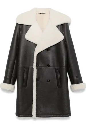 Dolce & Gabbana Mantel aus Leder