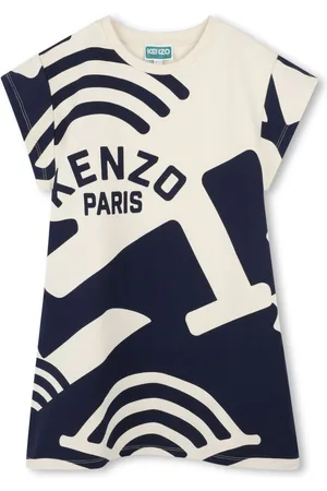 Kenzo T-Shirtkleid mit Logo-Print