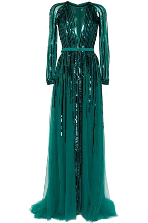 Saiid Kobeisy Kleid mit Pailletten