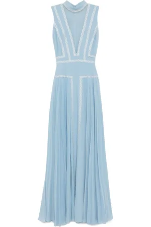 Saiid Kobeisy Georgette-Kleid aus Krepp