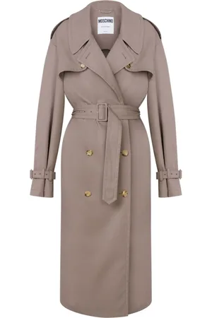 Moschino Trenchcoat aus Gabardine