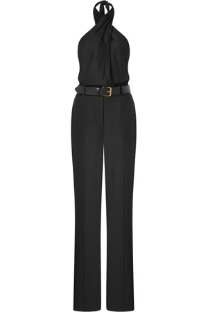 Moschino Neckholder-Jumpsuit mit Gürtel