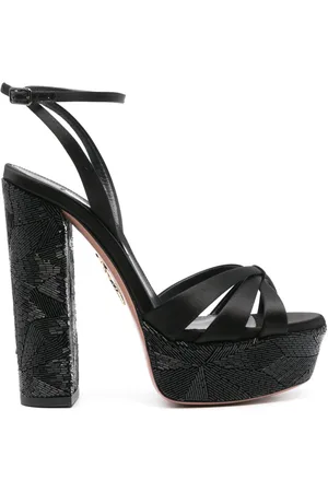 Aquazzura Sandalen mit Perlenverzierung 135mm