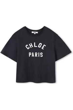 Chloé T-Shirt mit Logo-Stickerei