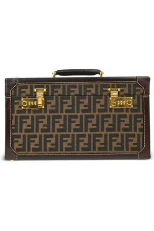 Fendi 1990-2000s Zucca Kosmetikkoffer