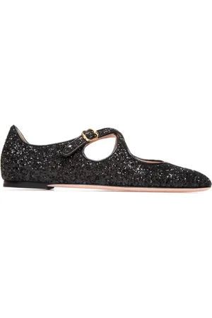 Bally Ballerinas im Glitter-Look