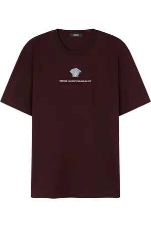 VERSACE Besticktes Medusa Milano T-Shirt