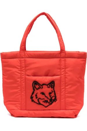 Maison Kitsuné Mittelgroße Fox Head Tote Bag