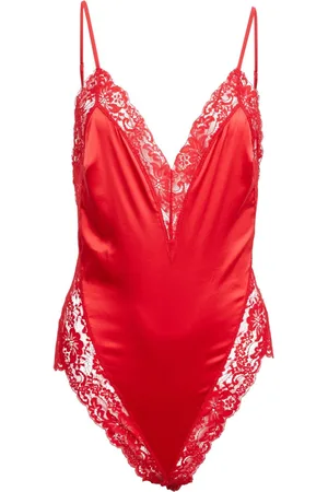 FLEUR DU MAL Venus Teddy aus Spitze