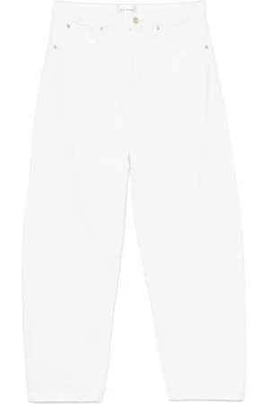 Frame Low Slung Barrel Jeans