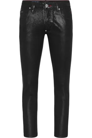 Philipp Plein Beschichtete Skinny-Jeans