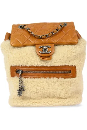 CHANEL 2015 Rucksack aus Shearling