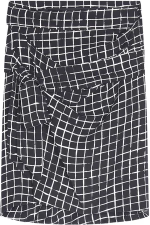 DRIES VAN NOTEN Drapierter Midirock