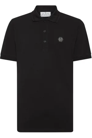 Philipp Plein Poloshirt mit Strass-Teddy