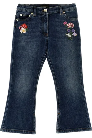 Dolce & Gabbana Jeans mit Blumenstickerei