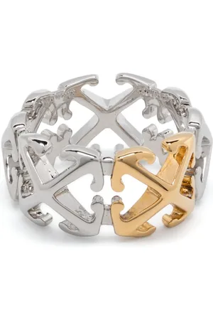 OFF-WHITE Zweifarbiger Arrow Ring