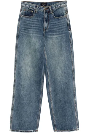 tout a coup Jeans mit Kontrasteinsätzen