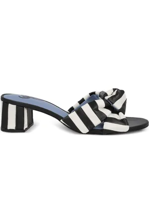 Blue Bird Gestreifte Mules 50mm