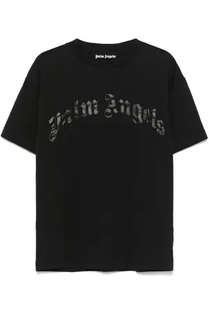 Palm Angels T-Shirt mit gebogenem Logo