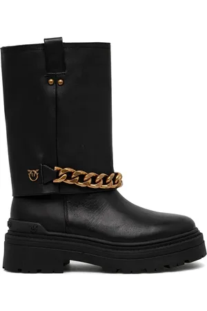 Pinko Stiefeletten mit Ketten