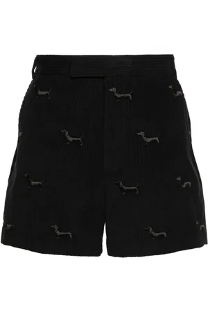 Thom Browne Halbhohe Bermudas aus Cord