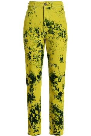 FERRARI Jeans mit Batik-Print
