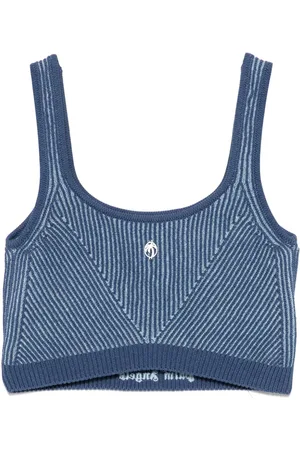 Palm Angels Geripptes Tanktop